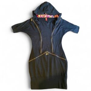Apple Bottoms Brand Dress with Hood & Gold Tone Accents